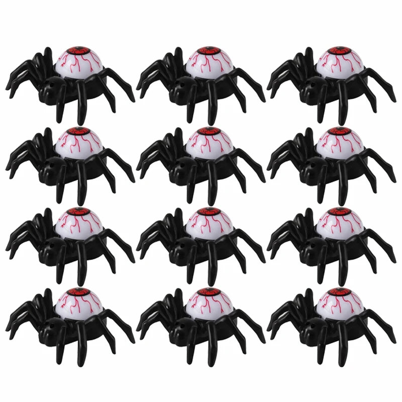 Halloween Spider Eyeball Candle Ambient Light Party Decor 1-12PCS Halloween Candle Decor Babs Red-12PCS As shown