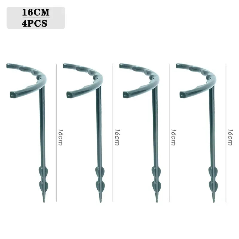 Semicircle Plant Support Stakes 4–32PCS | Vine Climbing Bracket Plant Support Stakes Babs 16CM-4PCS