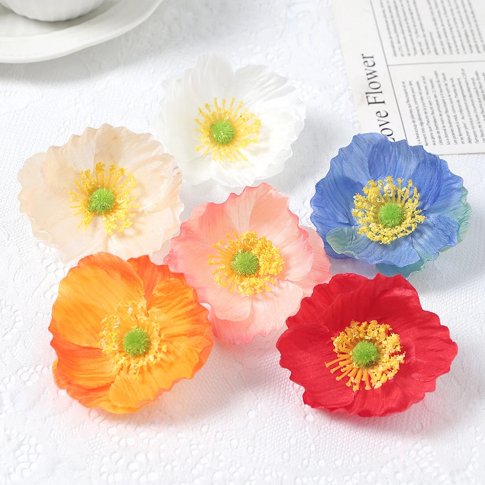 Silk Rose Flower Heads 10/20 Pcs – Wedding & DIY Decor Artificial Flower Heads Babs Mix 20Pcs