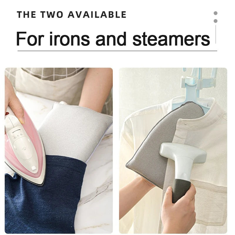 Portable Mini Steamer Mitten Iron Gloves & Ironing Pad Set Ironing Glove Set Babs