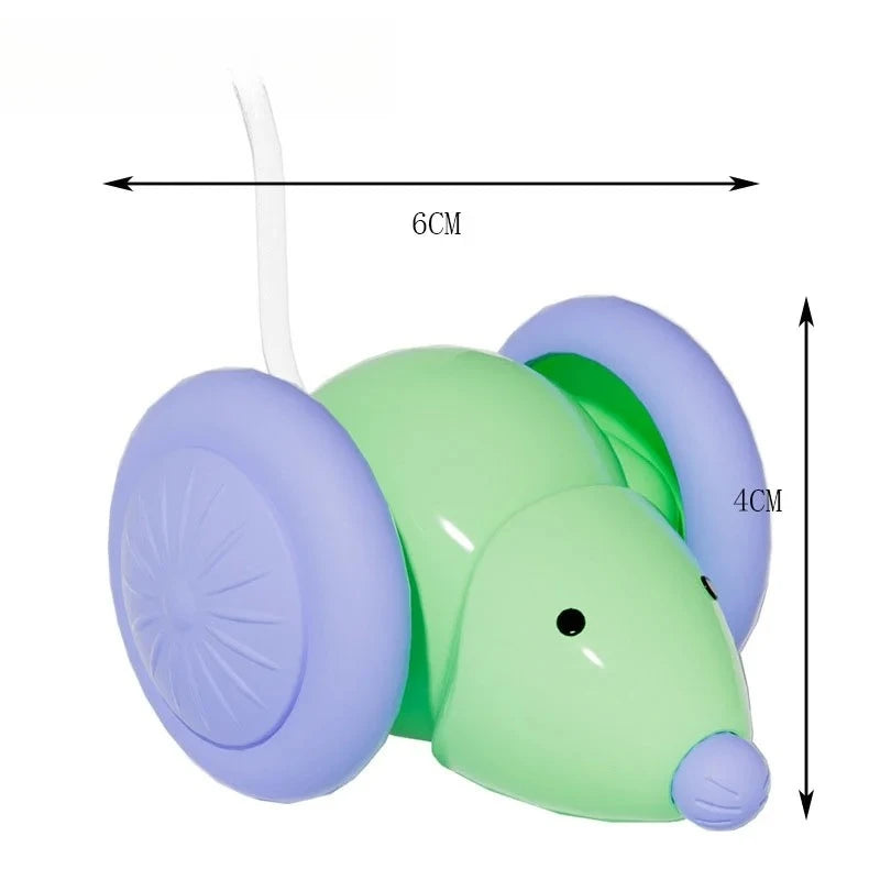 Rechargeable Electric Mouse Car Interactive Cat Toy – Auto Obstacle Interactive Cat Toy Babs