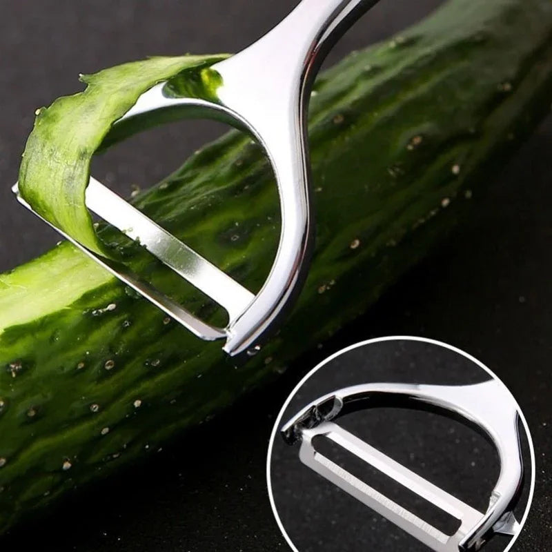 Stainless Steel Vegetable & Fruit Peeler – Non-Slip Handle Vegetable Peeler Babs