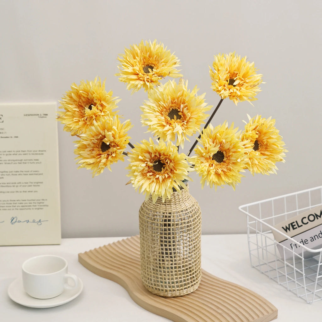 Artificial Silk Gerbera Flower Bouquet – Wedding & Home Decor Artificial Flower Bouquet Babs