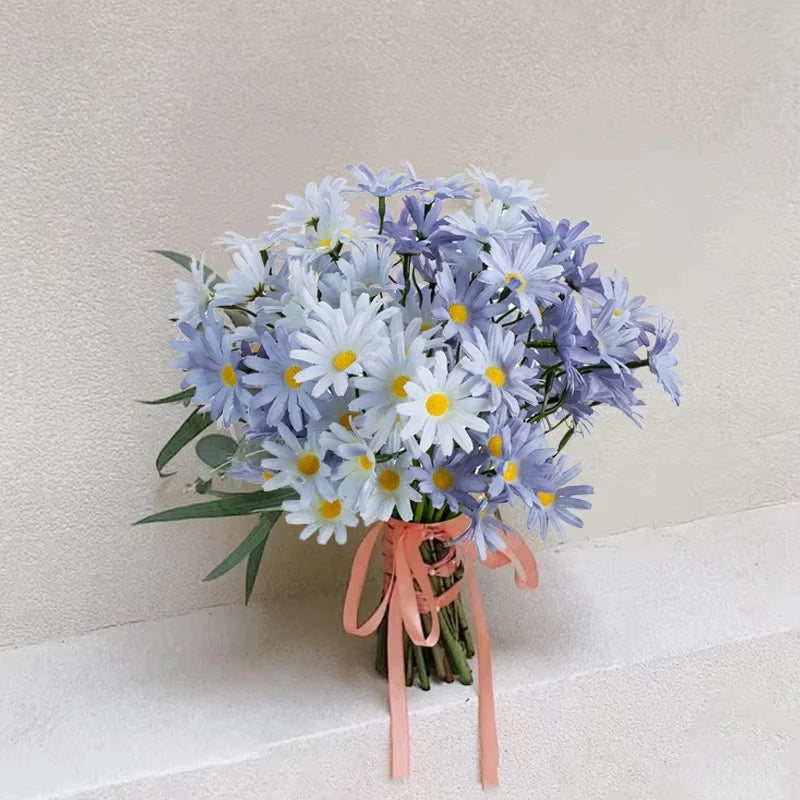 Silk Artificial Chrysanthemum Bouquet – Wedding & Home Decor Artificial Flower Bouquet Babs
