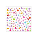 3D Rhinestone Star Moon Heart Glitter Stickers Kawaii Kpop Craft Deco Stickers Babs A01