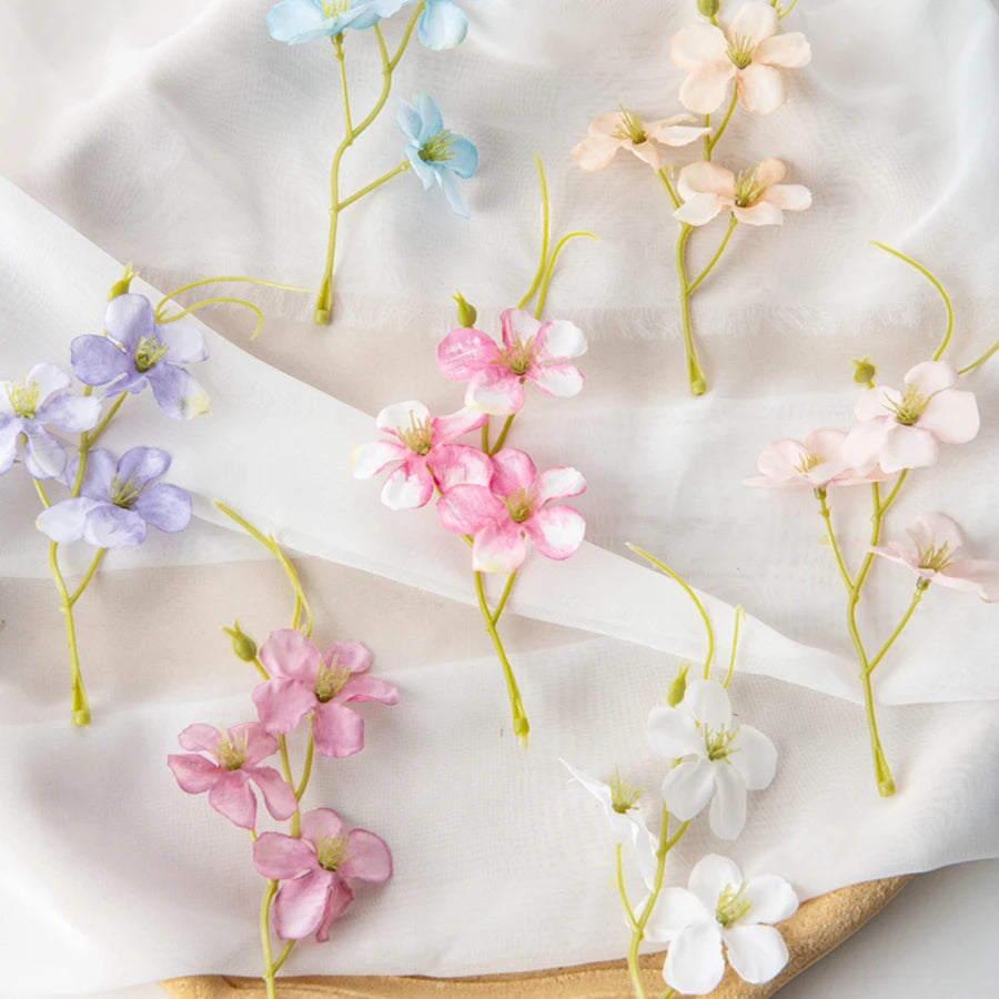 Silk Plum Blossom Artificial Flowers – Wedding & Home Décor Artificial Silk Flowers Babs