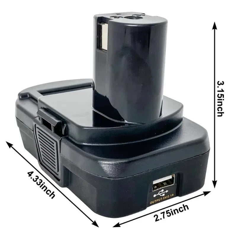 20V to Ryobi 18V Battery Adapter — Black+Decker/Porter-Cable Battery Adapter Babs