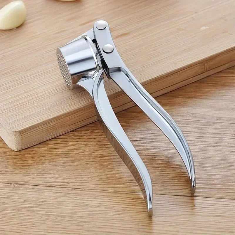 Heavy Duty Aluminum Garlic Press Multi-Tool 18cm – Restaurant Grade Garlic Press Tool Babs