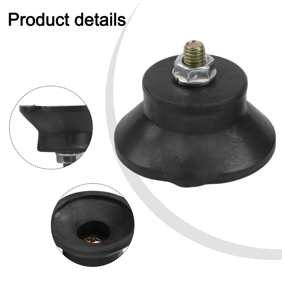 4pcs Rubber Air Compressor Foot Pads – Anti-Vibration Mounts Compressor Foot Pads Babs