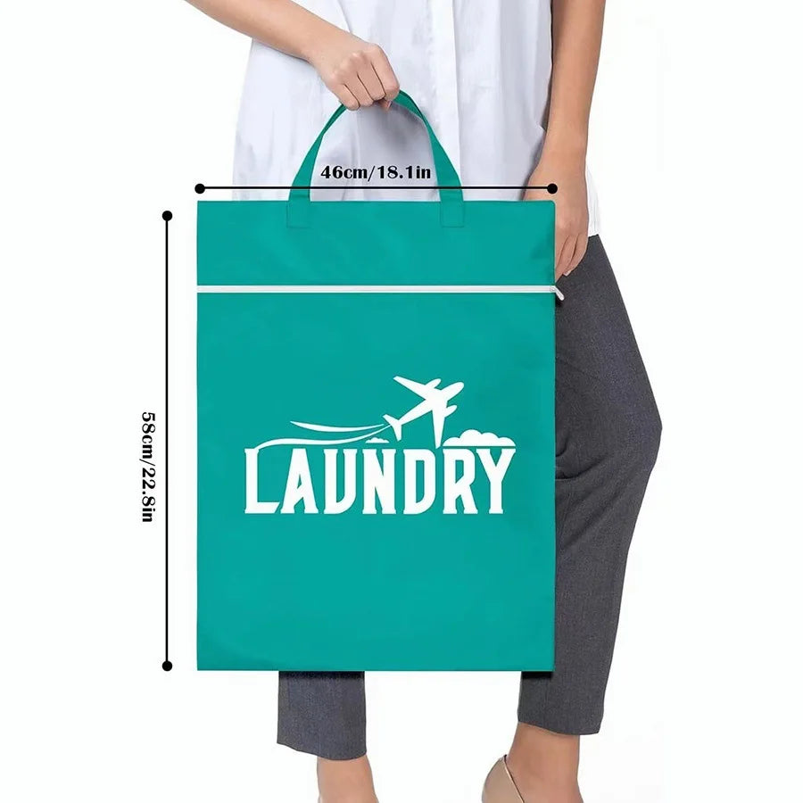 Waterproof Zippered Laundry Bag – Reusable Travel Wet Bag Waterproof Laundry Bag Babs