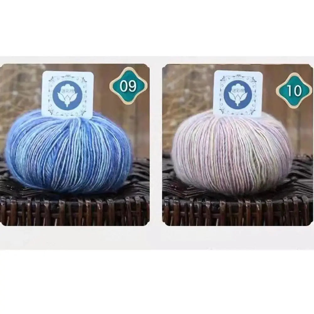Multicolored Variegated Worsted Knitting Yarn – Super Soft Knitting Yarn Babs