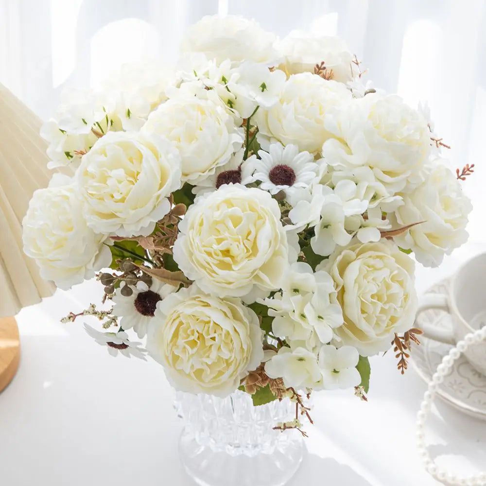 Silk Persian Peony Artificial Flowers for Wedding & Home Decor Artificial Silk Flowers Babs