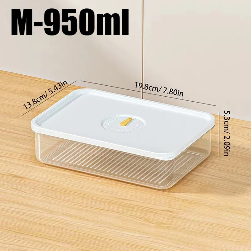 Lunch Meat & Cheese Keeper Container – Fridge Organizer Box Food Storage Container Babs M-1PCS