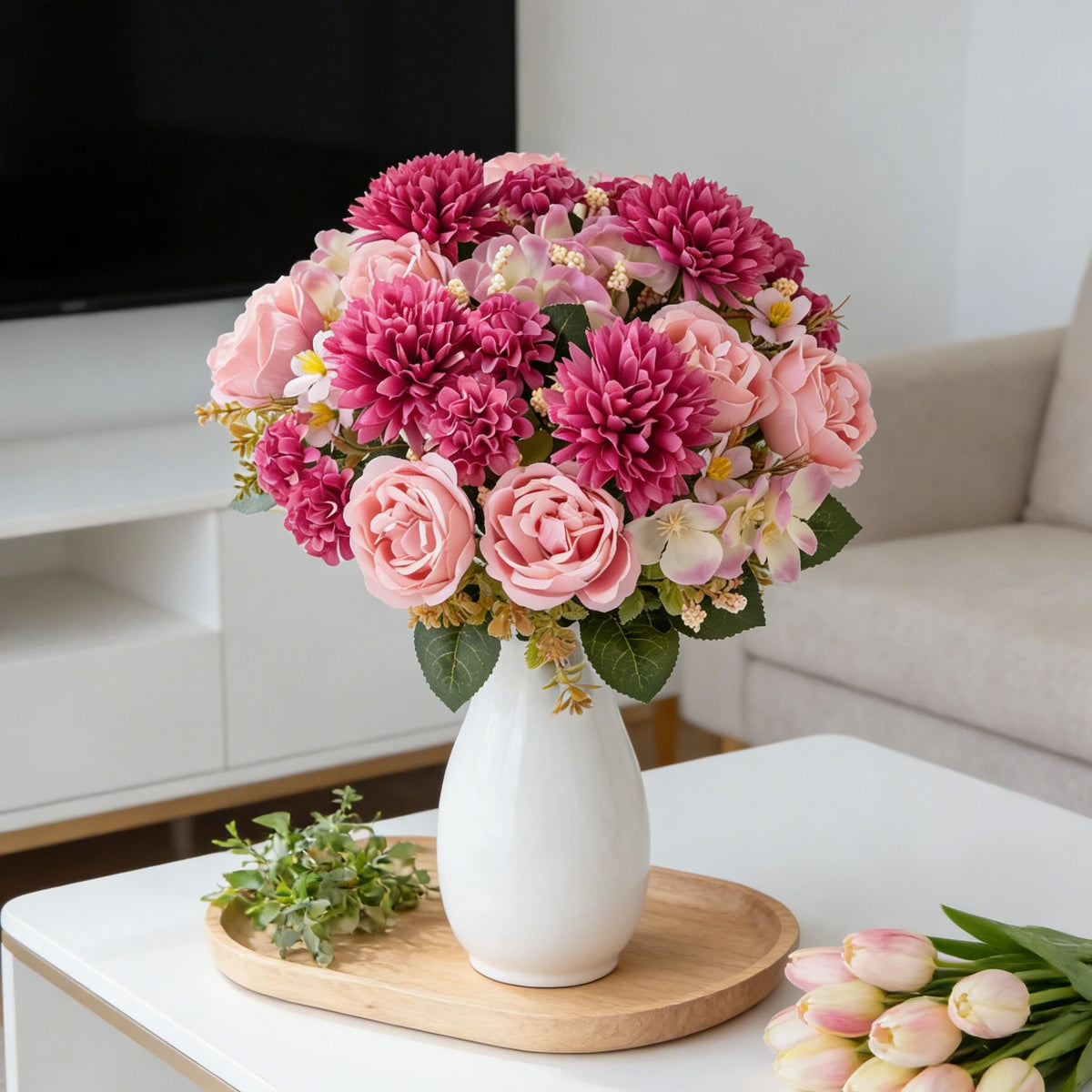 Silk Peony Artificial Flowers – Wedding & Home Décor Artificial Silk Flowers Babs