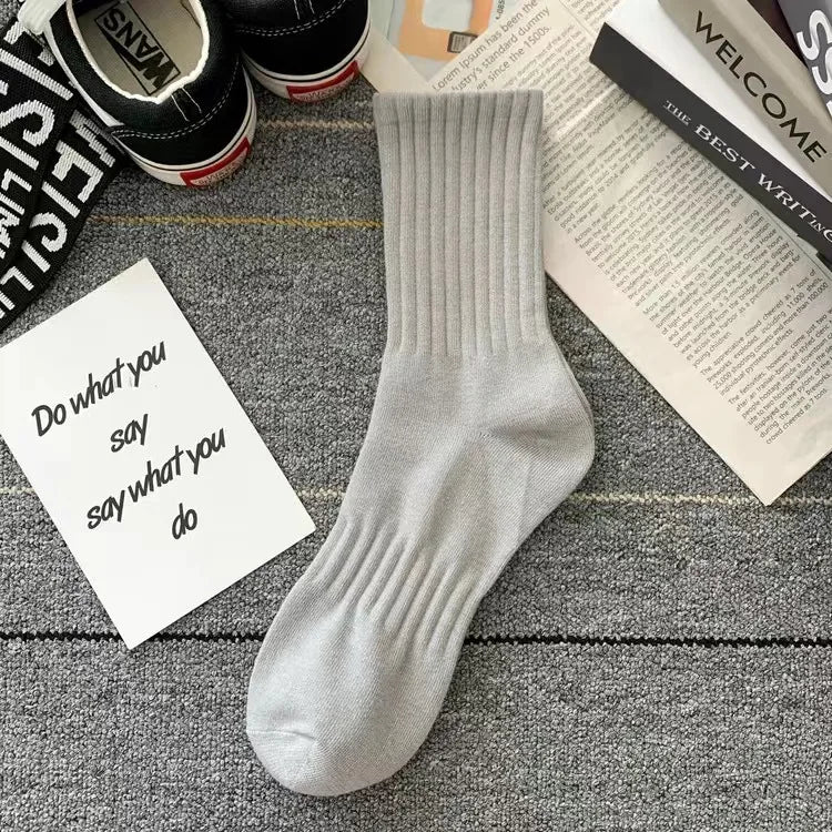 Men's Thick High Tube Sports Socks – Breathable & Odor Resistant Men's Sports Socks Babs 5pcs 4