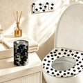 Disposable Adhesive Toilet Seat Covers – Waterproof, 133 Pcs Disposable Seat Covers Babs Plum Blossom2