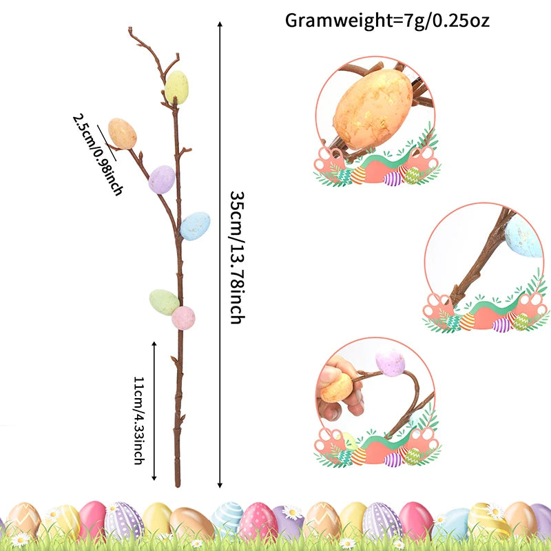 Artificial Berry Easter Egg Flower Bouquet – DIY Home Decor Artificial Flower Bouquet Babs 01 3Pcs