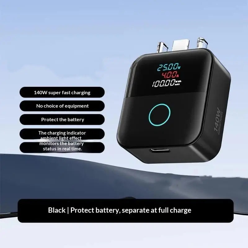 140W Type-C Fast Charger with Auto Power-Off & Overcharge Guard Wall Fast Charger Babs A1