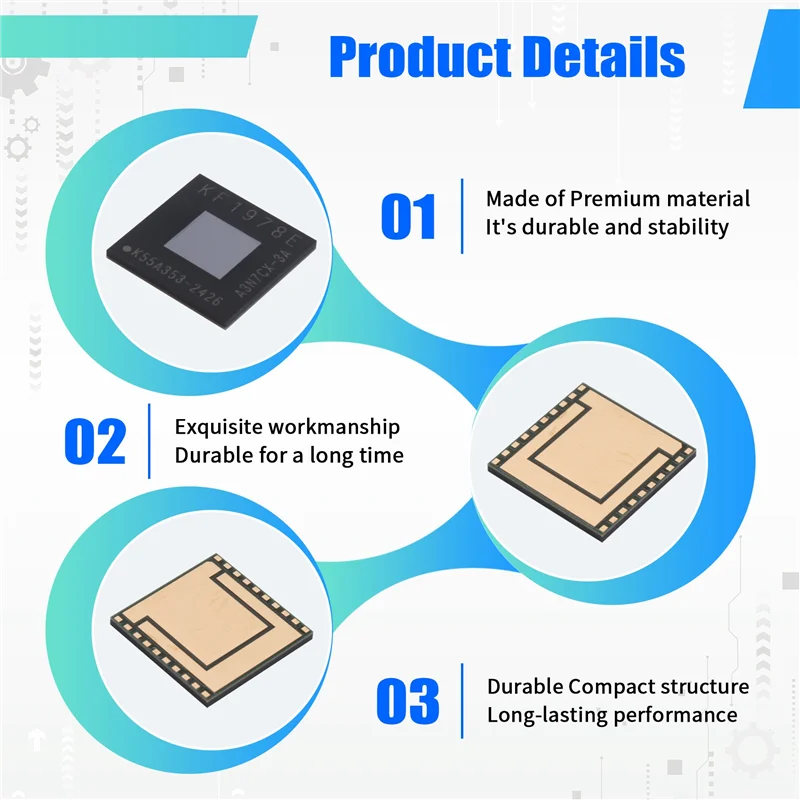 KF1978E ASIC Chip Replacement for Whatsminer M50S M60S Hash Board ASIC Replacement Chip Babs