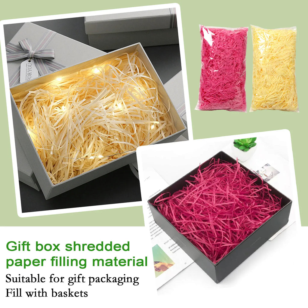 200g Shredded Paper Filler – Gift Basket, Box & Party Decor Gift Basket Filler Babs