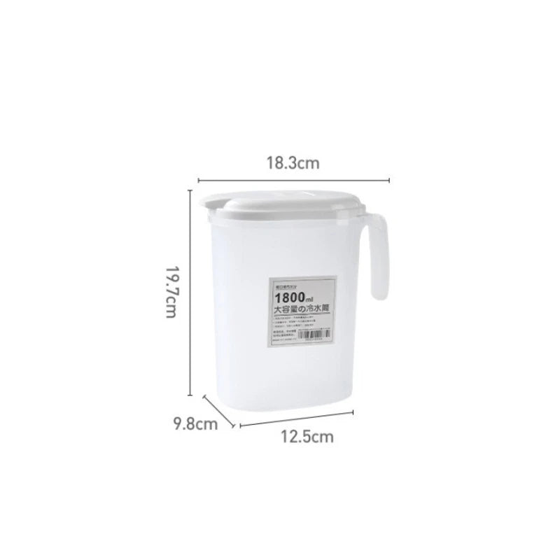 Large Capacity Water Pitcher 1800ml/2500ml – Heat Resistant Jug Beverage Pitcher Babs 1800ml