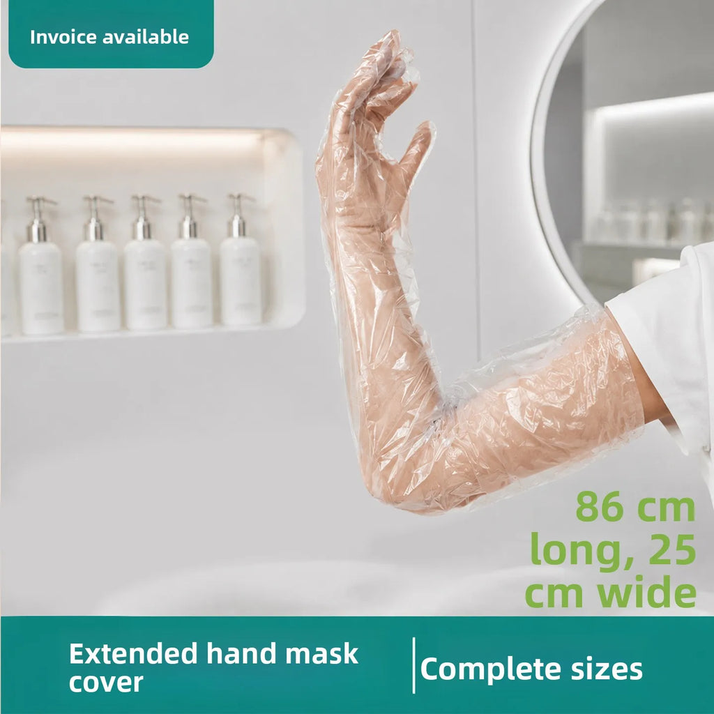 86cm Disposable Waterproof Gloves – Kitchen, Garden & Hair Dye Disposable Protective Gloves Babs