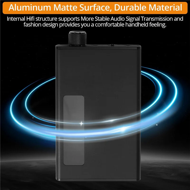 Bluetooth 5.0 HiFi Headphone Amplifier – 3.5mm, 16-300 Ohm Headphone Amplifier Babs