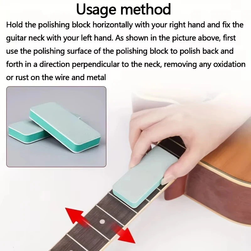 2-Pack Double-Sided Sponge Polishing Block – Guitar & Nail Sanding Polishing Block Babs