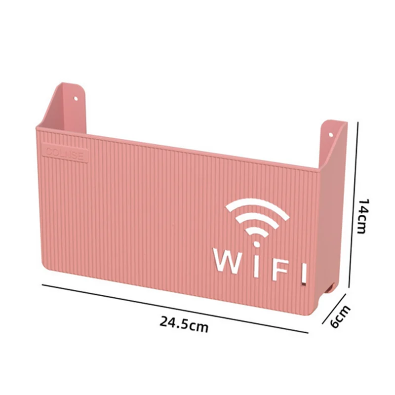 Wall Mounted WiFi Router Rack & Cable Management Storage Box Router Storage Rack Babs