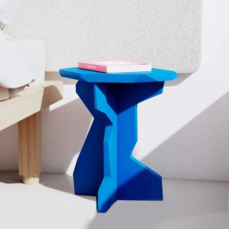 Modern Minimalist Solid Pine Wood Side Table 40×40×45 cm Wooden Side Table Babs