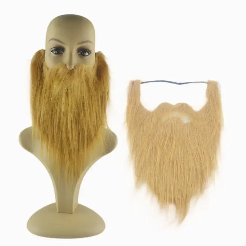DIY Fake Beard Set – Santa Claus Beard, Mustache & Eyebrows Costume Beard Set Babs