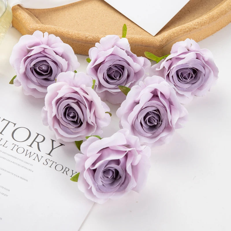 Silk Rose Artificial Flowers Bulk 50/100pcs – Wedding & Decor Artificial Silk Flowers Babs color 12 50pcs