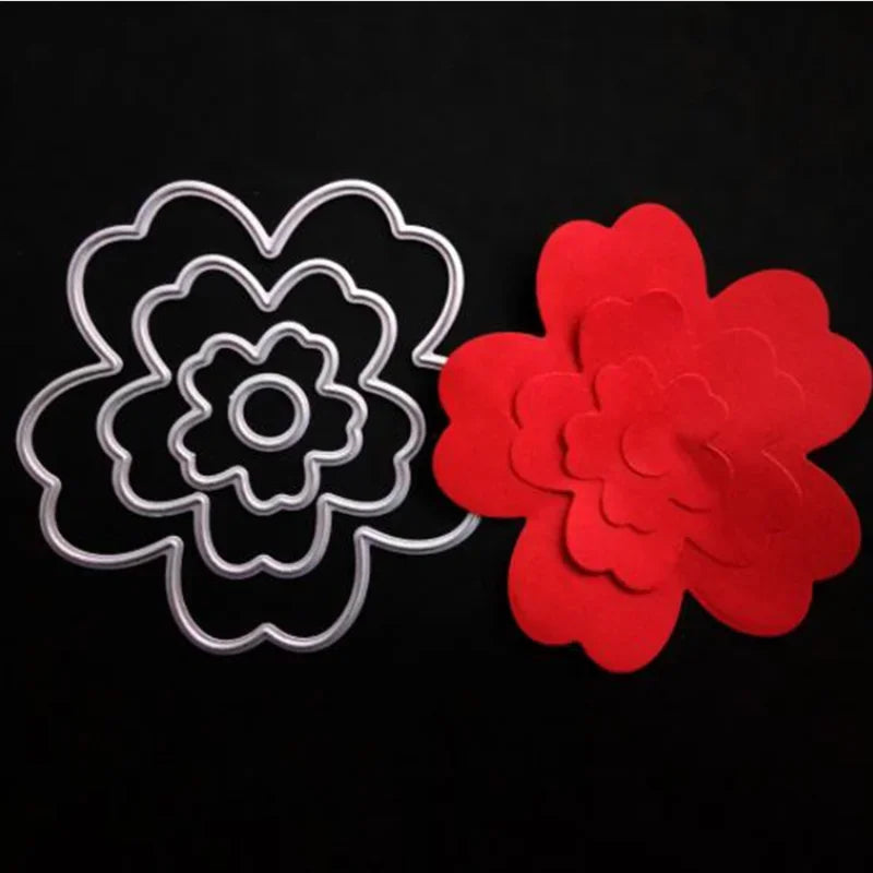 Flower Metal Cutting Dies Stencils for Scrapbooking & Cards Metal Cutting Dies Babs