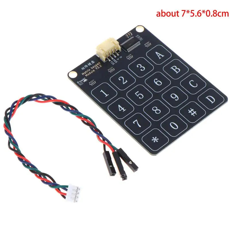 16-Key Capacitive Touch Matrix Keypad PH2.0 for DIY Smart Lock Touch Matrix Keypad Babs