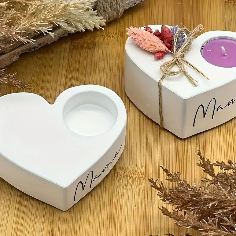 Heart Silicone Mold for Candle, Resin & Cement Casting Silicone Casting Mold Babs