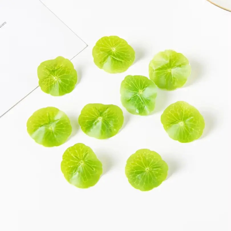 50/100pcs Artificial Green Lotus Leaves – Wedding & Garden Decor Artificial Decorative Leaves Babs