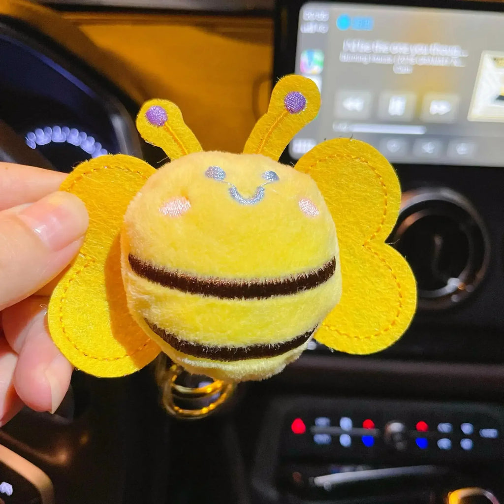 Cute Plush Bee Keychain – Soft Doll Pendant for Bags & Keys Plush Keychain Charm Babs