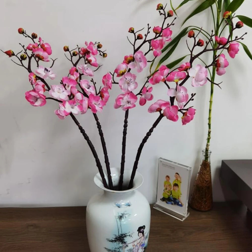 Silk Artificial Plum Blossom Branch – Home & Wedding Décor Artificial Flower Branch Babs