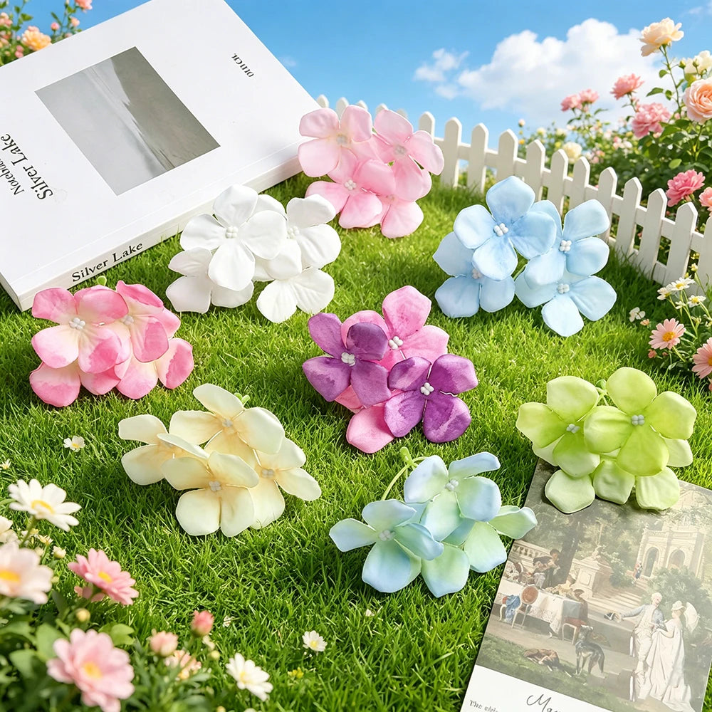 Artificial Silk Hydrangea Flower Heads – Wedding & Home Décor Artificial Silk Flowers Babs