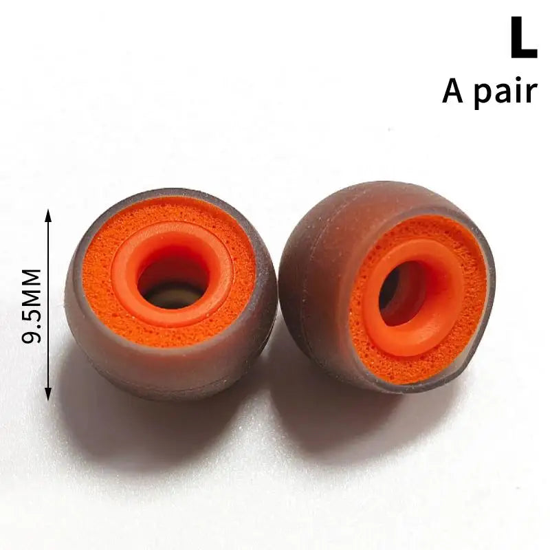 Memory Foam Earbud Tips Silicone In-Ear Cushion Covers – 1 Pair Earbud Tip Covers Babs A1