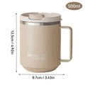 Double Wall Stainless Steel Travel Mug – Leak-Proof & Insulated Insulated Travel Mug Babs Khaki 401-500ml
