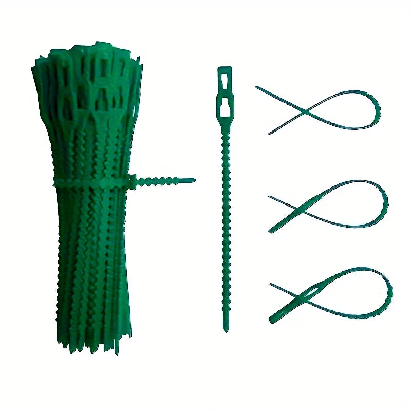 Adjustable Green Garden Plant Twist Ties – Flexible Support Garden Plant Ties Babs