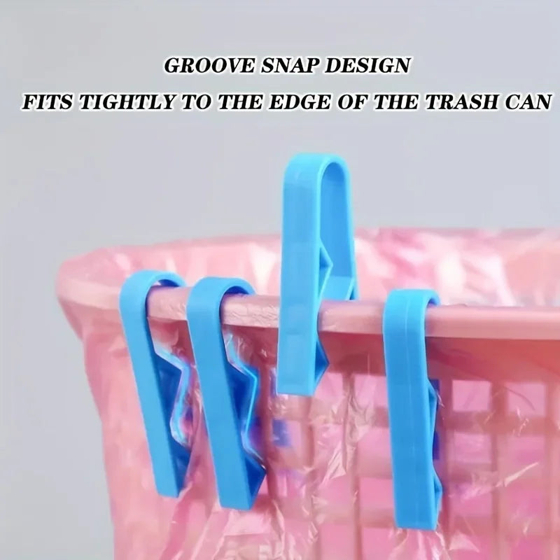 Non-Slip Trash Bag Holder Clips for Any Trash Can (10/20 Pcs) Trash Bag Clips Babs