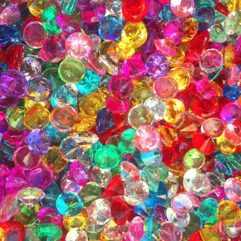 100pcs 20mm Acrylic Faux Diamond Jewels – Party Favor Gems Party Favor Gems Babs