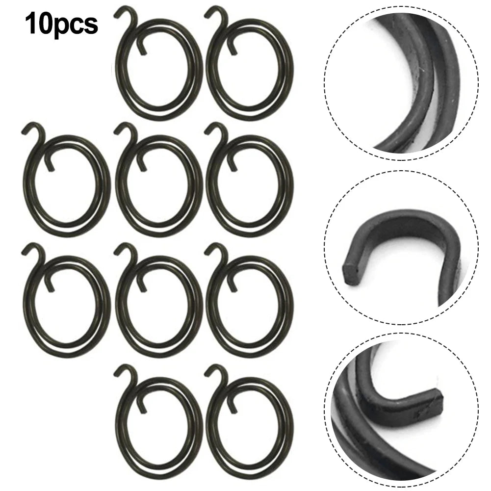 10pcs Door Handle Lever Replacement Springs – 2 Turn, Matt Black Door Handle Springs Babs