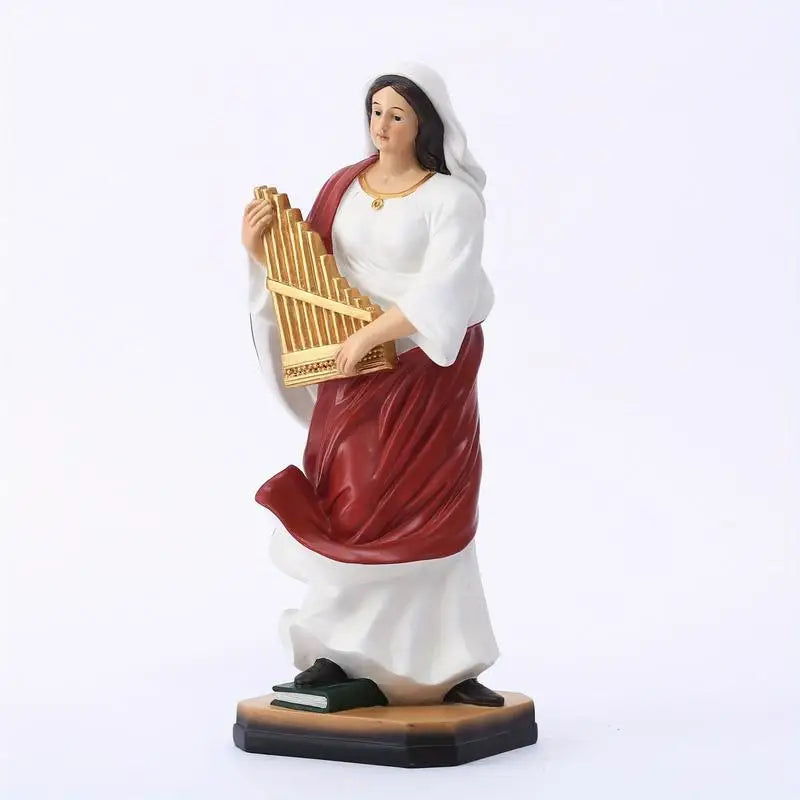 Christmas Prayer Angel Statue – 31cm Resin Holiday Figurine Holiday Figurine Babs