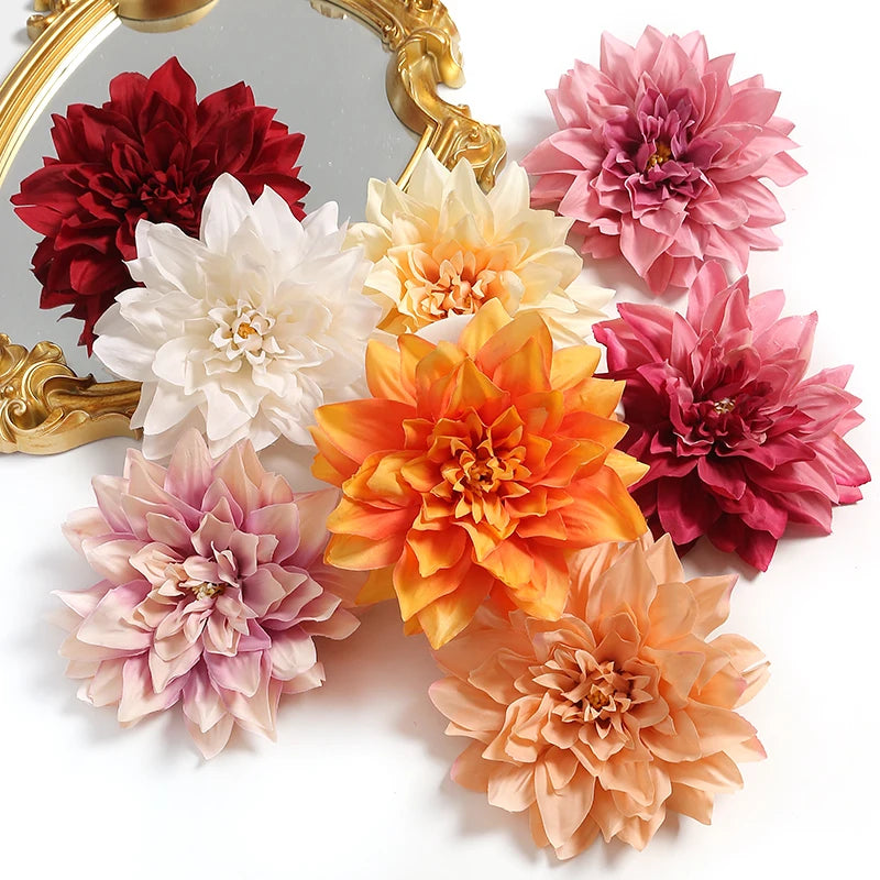 Artificial Silk Dahlia Flowers 15cm – Wedding & Home Décor Artificial Silk Flowers Babs