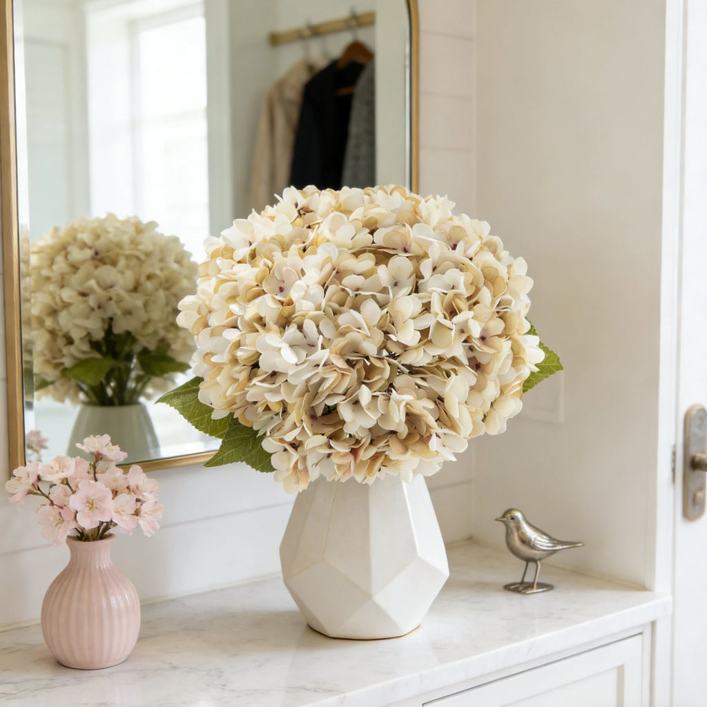 Artificial Silk Hydrangea Stems – Wedding & Home Décor Flowers Artificial Flowers Babs