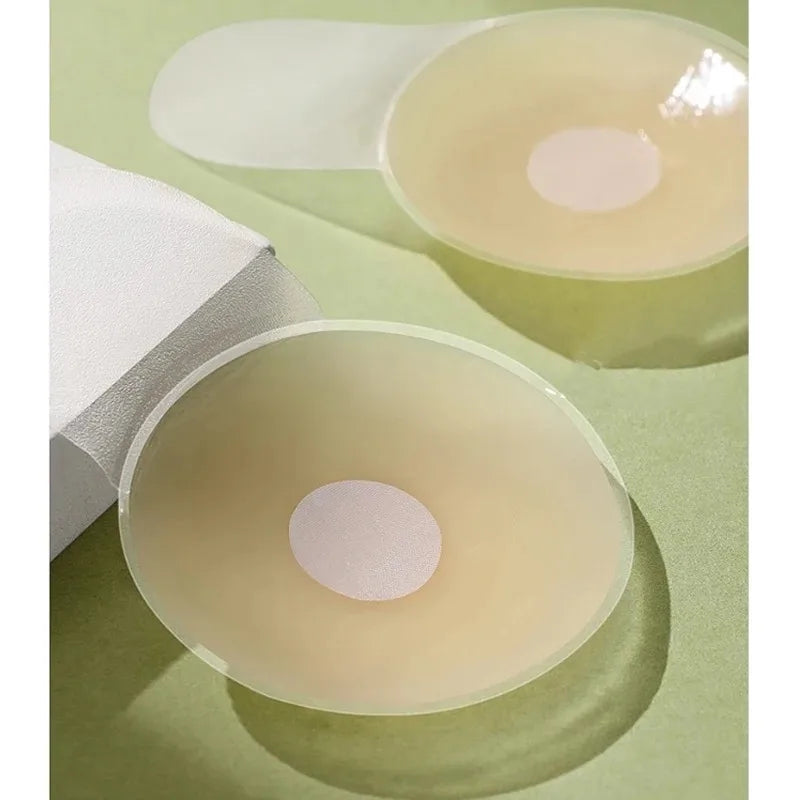 Silicone Nipple Covers – Reusable Adhesive Invisible Bra Petals Nipple Cover Pads Babs