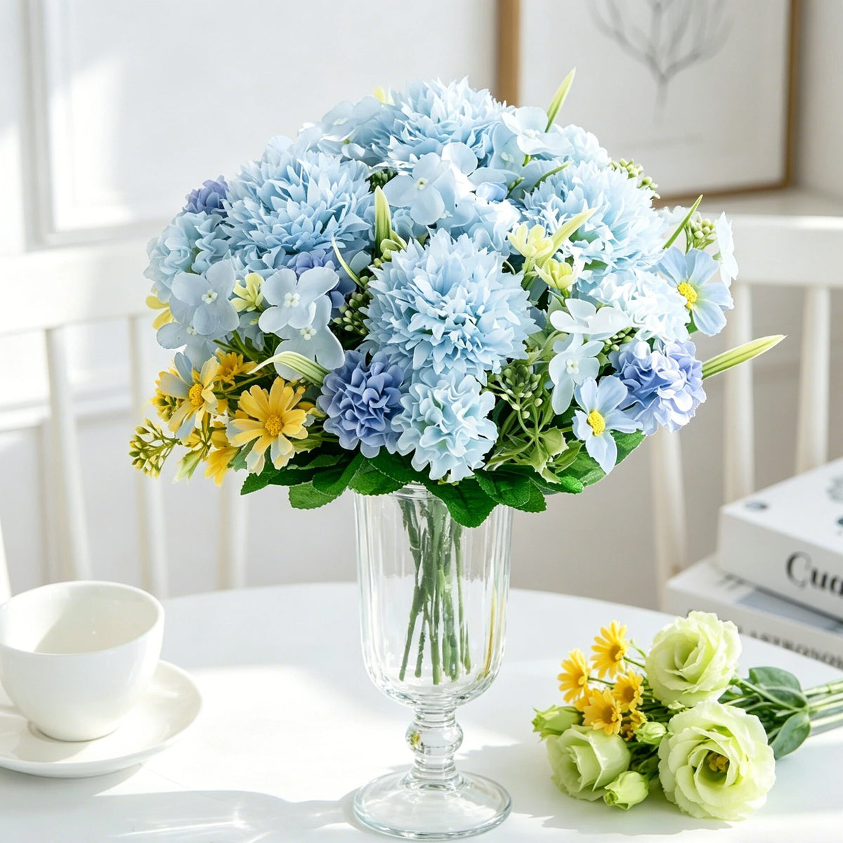 Silk Artificial Chrysanthemum Ball Flowers – Wedding & Home Décor Artificial Silk Flowers Babs